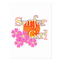 Surfer Girl Post Card