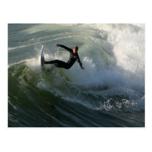 Surfer in a Wetsuit  Postcard