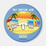 Surfer Kilroy Magnet