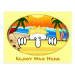 Surfer Kilroy Postcard 2