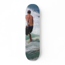 Surfer On Waves Skate Boards