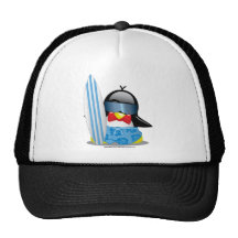 Surfer Penguin Hats