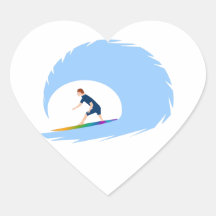 Surfer - Surfeur (04) Autocollants