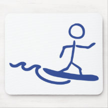 surfer surfing icon mousepads