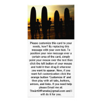 Surfers at Sunset photo cards