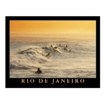 "Surfers, Rio de Janeiro" postcard