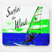 Surfin the Wind Mousepad