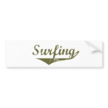Surfing Bumper Sticker