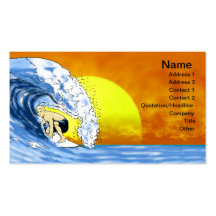 Surfing Business Card Template