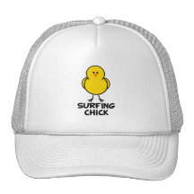 Surfing Chick Trucker Hats