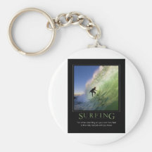 Surfing_Demotivational Poster Key Chain