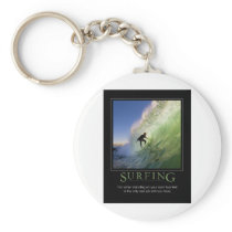 Surfing_Demotivational Poster Key Chain