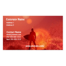 Surfing God Business Card