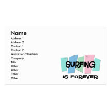 Surfing Is Forever Business Cards