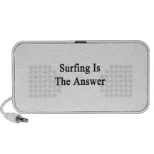 Surfing Is The Answer Notebook Speaker
