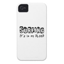 Surfing It's in my blood Case-Mate iPhone 4 Cases