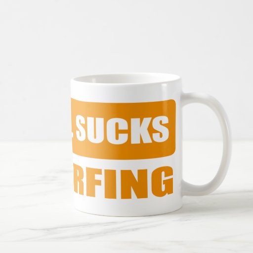 surfing kaffee tasse