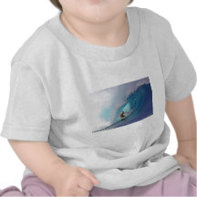 Surfing large blue wave Mentawai Islands Tshirt