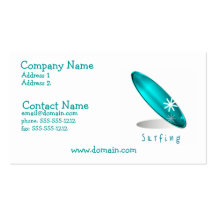 Surfing Logo Business Card
