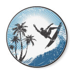 Surfing magnets