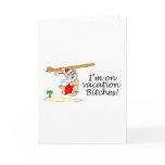 Surfing Santa Greeting Card