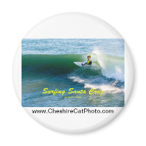 Surfing Santa Cruz California Products Fridge Magnet