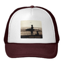 surfing the break mesh hat