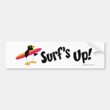 Surf's Up! Bumper Stickers