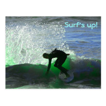 Surf's up! postcard