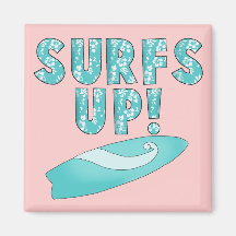 Surfs Up T-shirts and Gifts Refrigerator Magnets