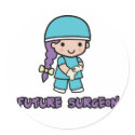 Surgeon (girl) stickers