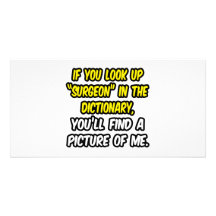 Surgeon In Dictionary...My Picture Picture Card