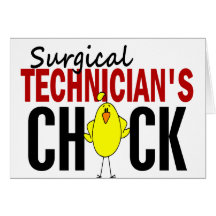 Surgical Technician's Chick Greeting Cards