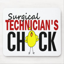 Surgical Technician's Chick Mouse Pads