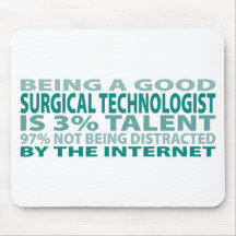 Surgical Technologist 3% Talent Mouse Pads