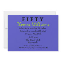 Surprise 50th Birthday Invitation