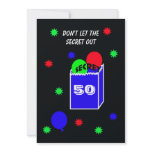 Surprise 50th Birthday Party Invitation -- SECRET