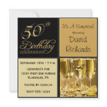 Surprise 50th Birthday Party Invitations