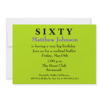 Surprise 60th Birthday Invitation