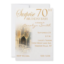 Surprise 70th Birthday Party Invitations