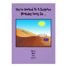 Surprise Birthday Invitation.