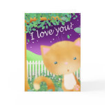 Surprise Cat -  Valentines/Love Greeting card