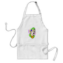 Surprise Clown Face Aprons
