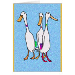 Surprise de canard cartes de vœux