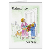 'Surprise' Mother's Day Greeting Card