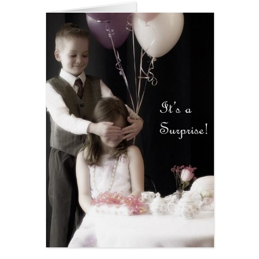 Surprise Party Invitation Card