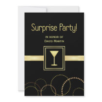 Surprise Party Invitations - Contemporary