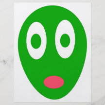 Surprised alien flyer