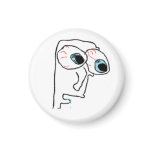 Surprised Face Round Magnet 1