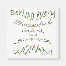 Surprised Woman Magnets